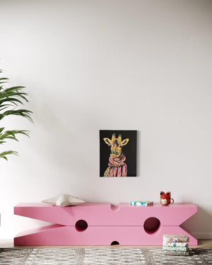 Wrapped in Color Giraffe Original Painting