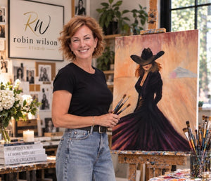 robin wilson - artist and owner of robin wilson studio